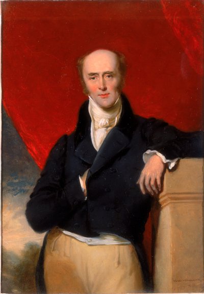 Porträt des Right Honourable Earl Grey K.G., 1848 von Henry Hetherington Emmerson