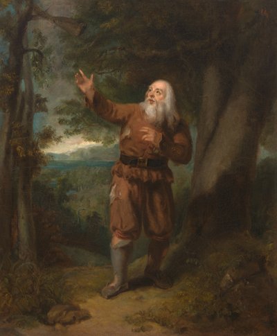 Mr. Hackett in der Rolle von Rip Van Winkle von Henry Inman
