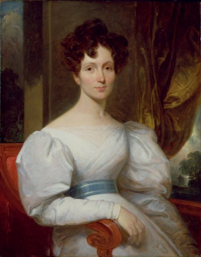 Porträt von Fanny Kemble Butler (1809-93) von Henry Inman