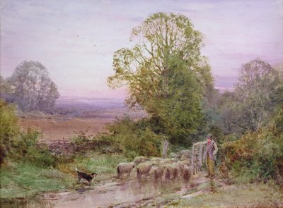 Schafe hüten von Henry John Sylvester Stannard