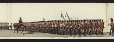 Teil der Panoramansicht des gesamten Trauerzugs von Arthur, Herzog von Wellington von Henry Jr and Sala Alken