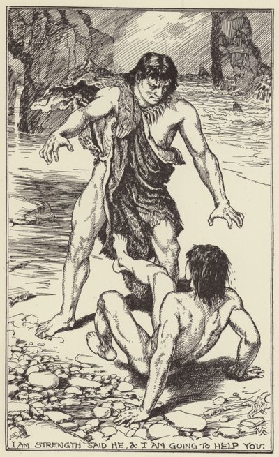 Ich bin die Stärke, sagte er, und ich werde dir helfen von Henry Justice Ford
