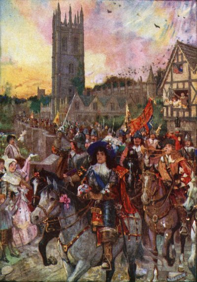 Prinz Rupert in Oxford zieht in die Schlacht von Henry Justice Ford
