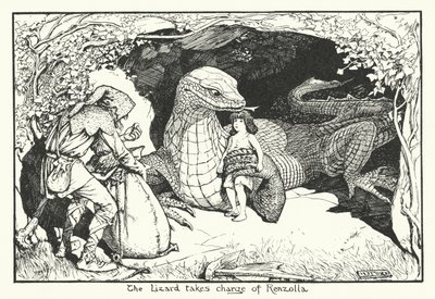 Die Eidechse übernimmt die Kontrolle über Renzolla von Henry Justice Ford