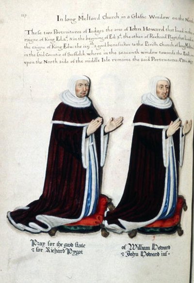 Porträts von Richard Pygot und William Howard von Henry Lilly