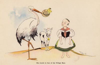 Illustration für Die Abenteuer einer japanischen Puppe von Henry Mayer