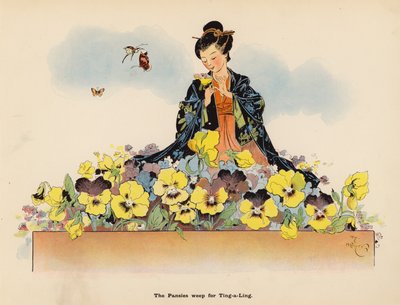 Illustration für Die Abenteuer einer japanischen Puppe von Henry Mayer