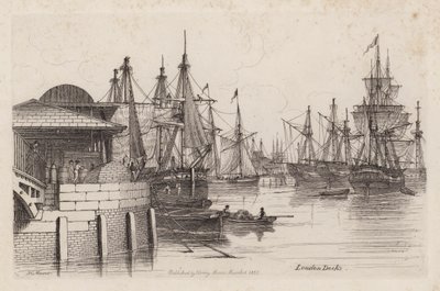 Londoner Docks von Henry Moses