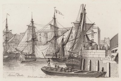 Londoner Docks von Henry Moses
