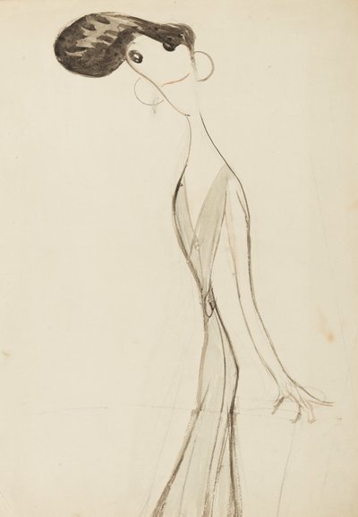 Irene Vanbrugh, Studie für die Serie Stars of the Music Hall Stage, ca. 1908 von Henry Ospovat
