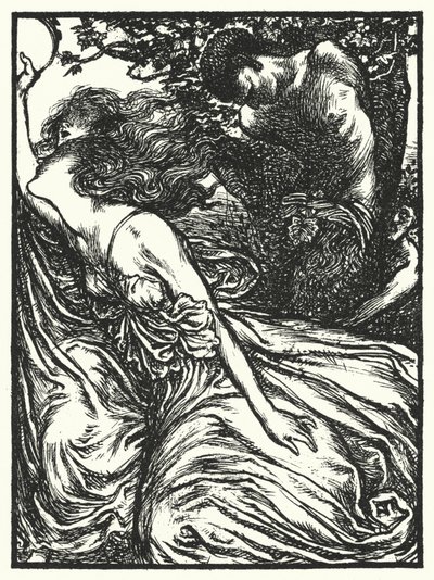Matthew Arnold Gedicht: Empedokles auf dem Ätna (Gravur) von Henry Ospovat