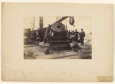 Mörser auf der U.S. Schoner C.P. Williams, Port Royal, S.C. von Henry P. Moore