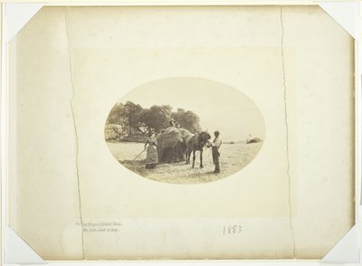 An den Hängen von Cader-Idris, Die letzte Heuladung, 1883 von Henry Peach Robinson