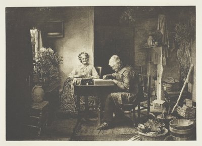 Wenn die Tagesarbeit erledigt ist von Henry Peach Robinson