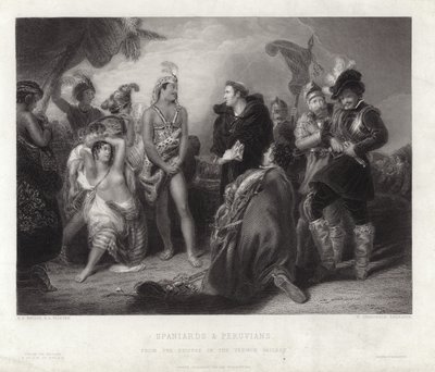 Spanier und Peruaner von Henry Perronet Briggs