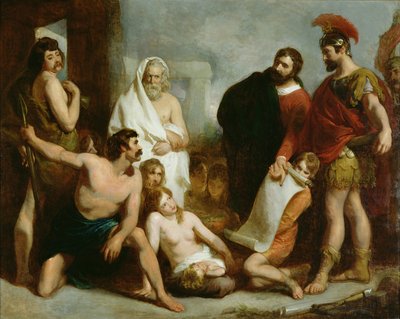 Die Römer lehren die alten Briten die mechanischen Künste von Henry Perronet Briggs