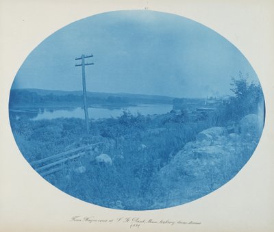 Von der Wagenstraße in S. St. Paul, Minn. Blick flussabwärts von Henry Peter Bosse