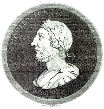Porträt von Karl dem Großen, aus 