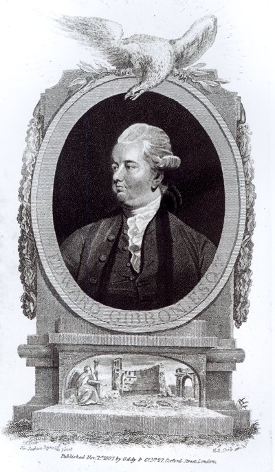 Porträt von Edward Gibbon, aus 