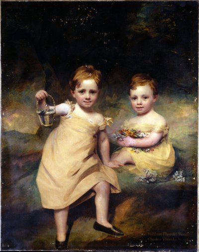 Doppelporträt von William Thorold Wood und Charles Thorold Wood von Henry Raeburn
