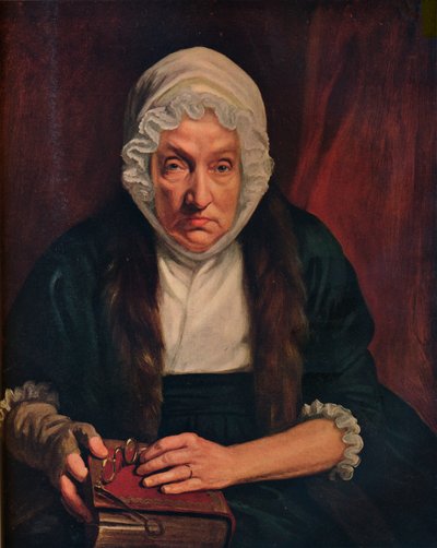 Porträt der ehrenwerten Mrs. Bushell, um 17. Jahrhundert von Henry Raeburn