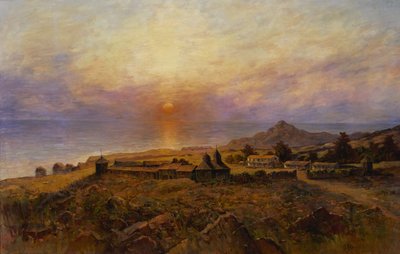 Fort Ross. Siedlung der Russisch-Amerikanischen Gesellschaft, ca. 1880 von Henry Raschen
