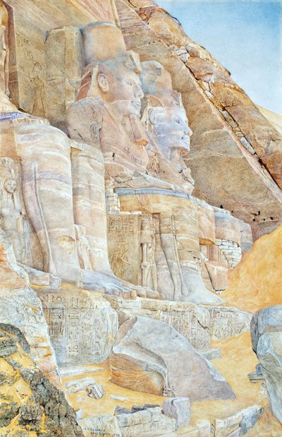 Der große Tempel von Abu Simbel von Henry Roderick Newman
