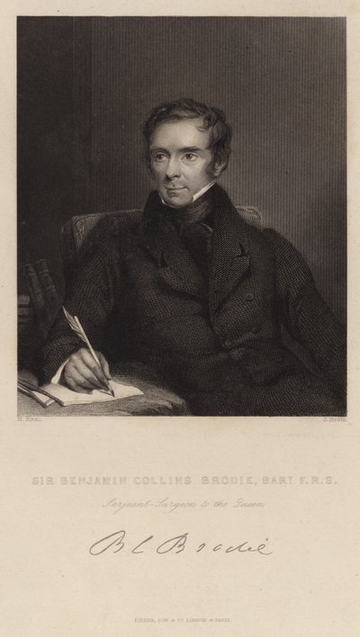 Porträt von Sir Benjamin Collins Brodie von Henry Room
