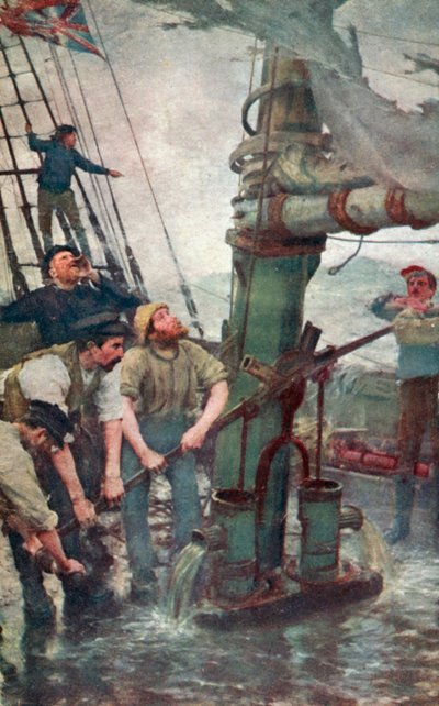 Alle Mann an die Pumpen von Henry Scott Tuke