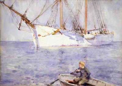 Sonnenuntergangseffekt von Henry Scott Tuke