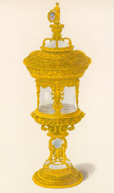 Becher, gehörend zur Gesellschaft der Goldschmiede, um 1558 von Henry Shaw