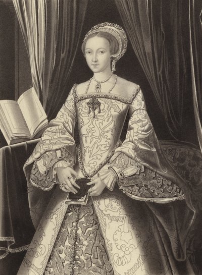 Prinzessin Elizabeth, die zukünftige Königin Elizabeth I., um 1545 von Henry Shaw