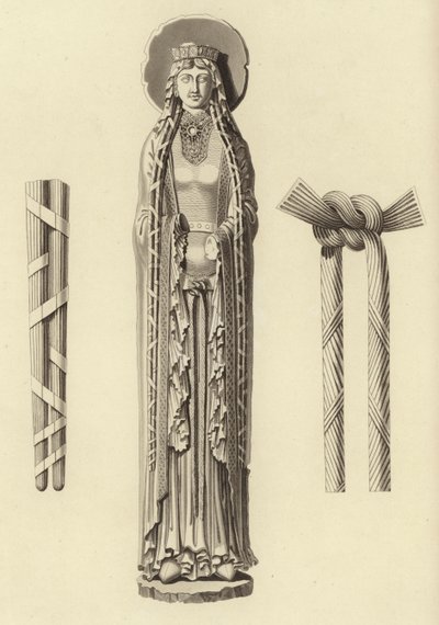 Königin Clotilda, ca. 1100 von Henry Shaw
