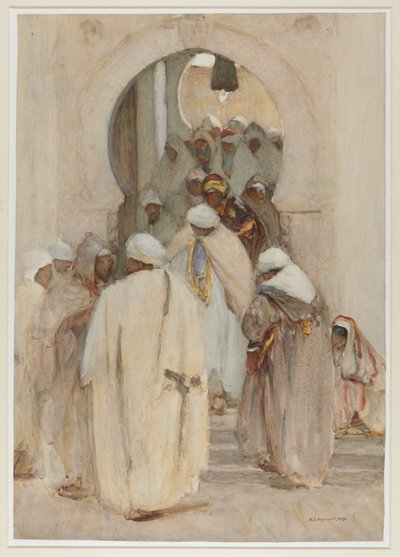 Ein Café-Bogen in Bistera, um 1896-1908 von Henry Silkstone Hopwood
