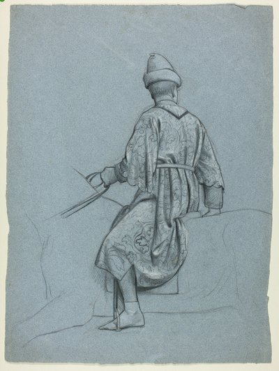 Mann zu Pferd von Henry Stacy Marks