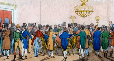 Bobs erste Einführung ins Glücksspiel, eine moderne Hölle, ca. 1821 von Henry Thomas Alken