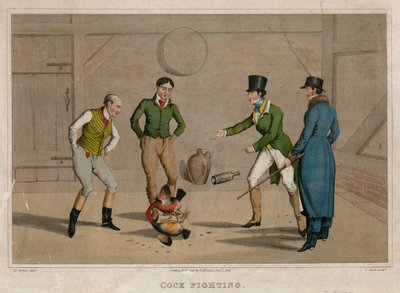 Hahnenkampf von Henry Thomas Alken