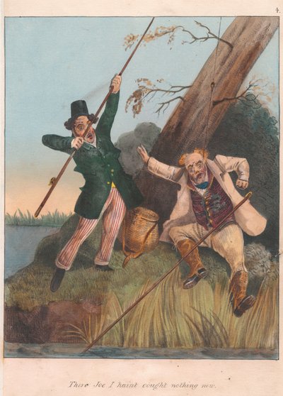 Satz von zwölf mit Titelblatt: Sportlicher Satiriker von Henry Thomas Alken