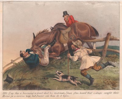 Satz von zwölf mit Titelblatt: Sporting Satirist von Henry Thomas Alken