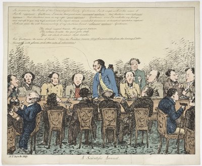 Ein wissenschaftlicher Jahresbericht, 1837 von Henry Thomas after De La Beche