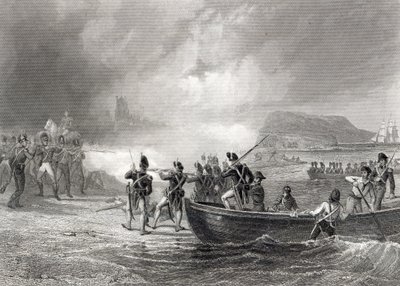 Versuch der französischen Flotte, in der Bantry Bay, Cork zu landen von Henry Warren