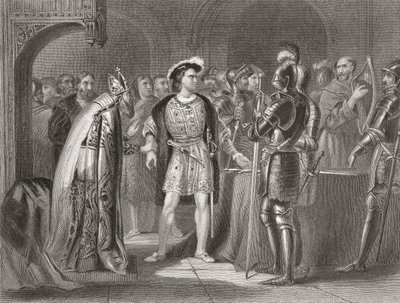 Lord Thomas Fitzgerald schwört Heinrich VIII. 1534 ab, aus 