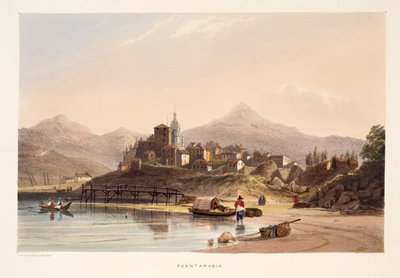 Fontarabia, aus Skizzen der Landschaft in den baskischen Provinzen Spaniens, mit einer Auswahl nationaler Musik, veröffentlicht 1838 von Henry Wilkinson