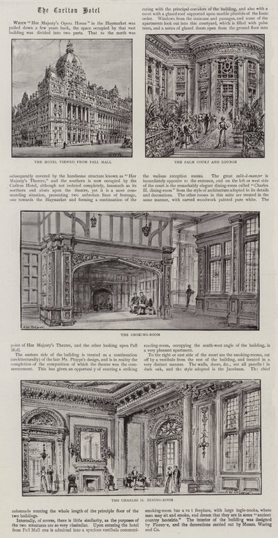 Das Carlton Hotel von Henry William Brewer