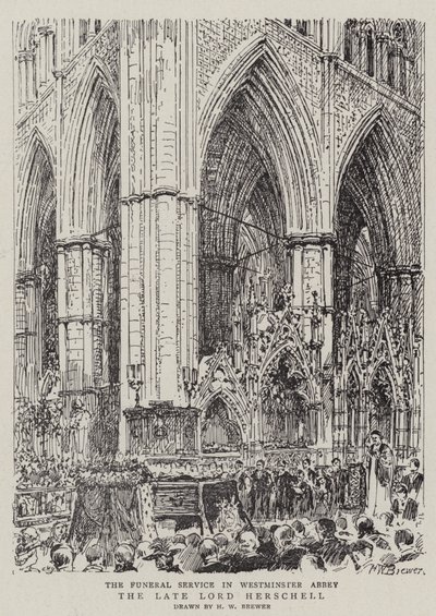 Der verstorbene Lord Herschell von Henry William Brewer
