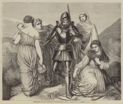 Christ im Tal der Demütigung von Henry William Pickersgill