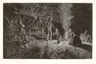 Lager der Beerenpflücker von Henry Wolf
