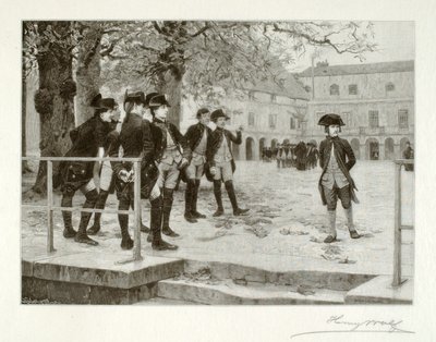 Bonaparte, der Novize, in der Schule von Brienne von Henry Wolf