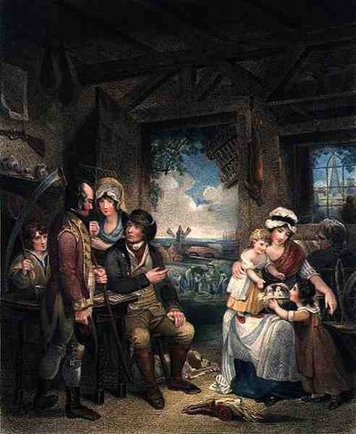 Frieden, graviert von John Whessell, veröffentlicht von T. Simpson und Darling & Thompson, 1798 (Punktstich) von Henry (after) Singleton