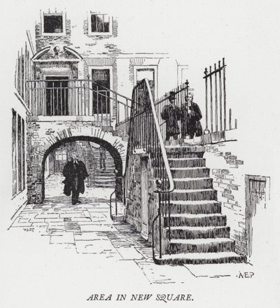 Bereich im New Square von Herbert (after) Railton